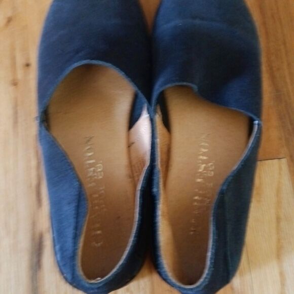 Charleston Shoe Co. Suede Alton Loafers black slip-on sz. 7 - Picture 3 of 6